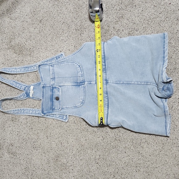 Z Supply Easy Rider Knit Romper in Washed Indigo Size Small - Picture 12 of 12